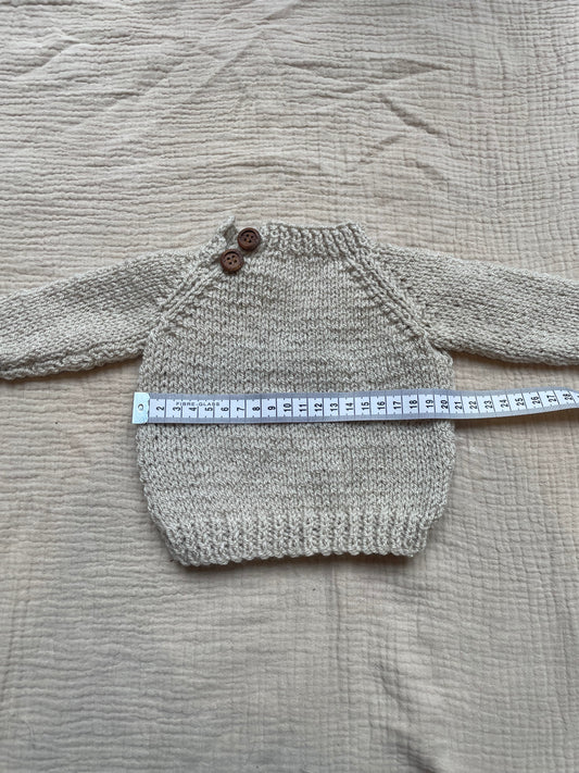 Newborn parchment jumper