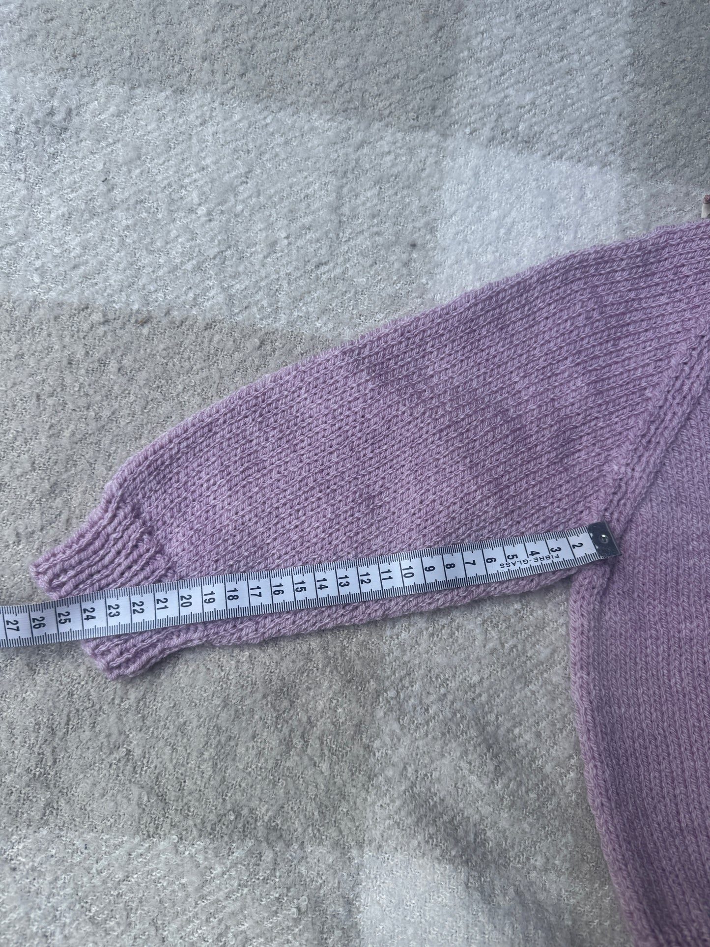 2-3 mauve cardigan with liberty collar