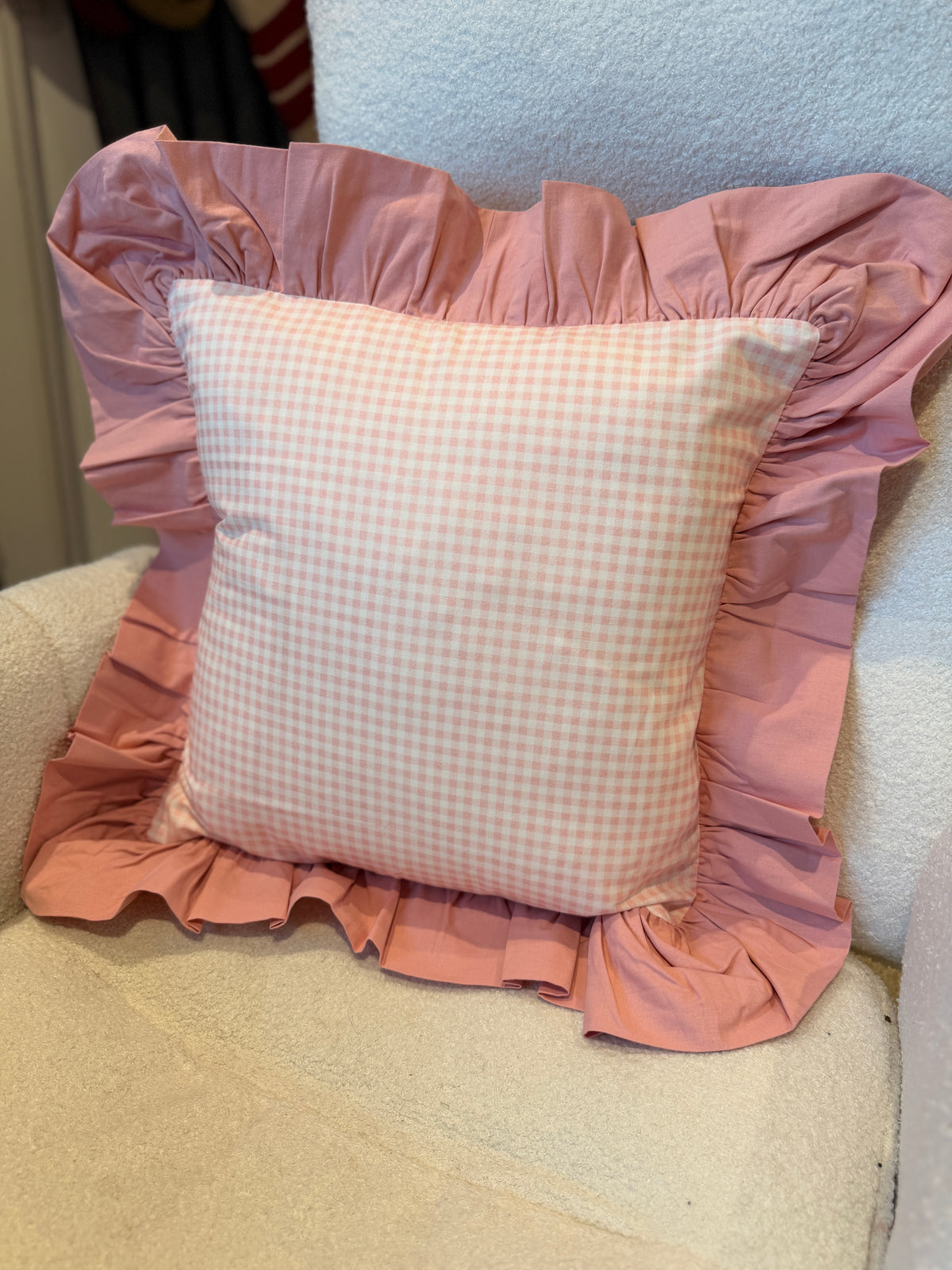 Embroidered personalised handmade cushion covers