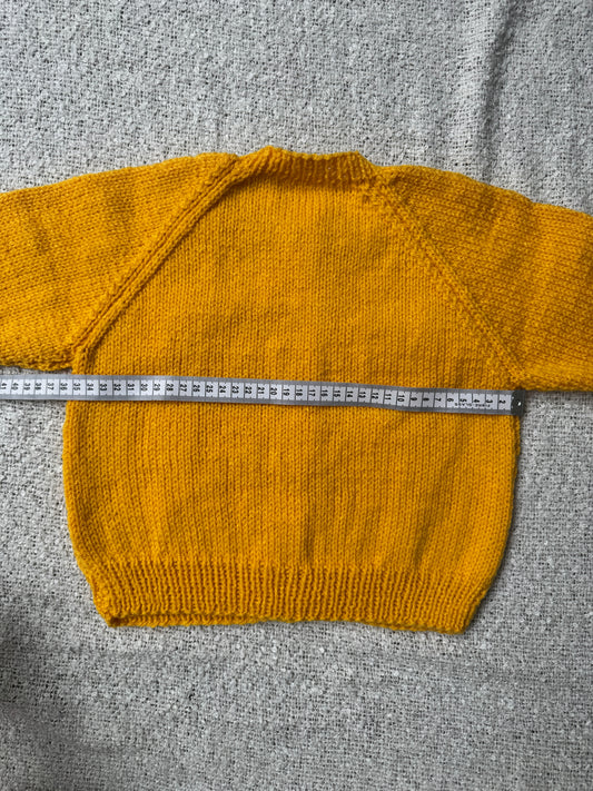 2-3 years gold cardigan