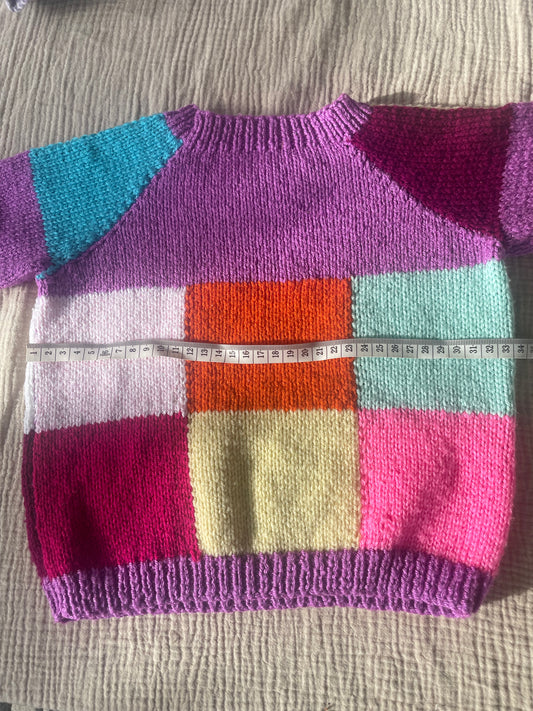 2-3 years purple pattened cardigan