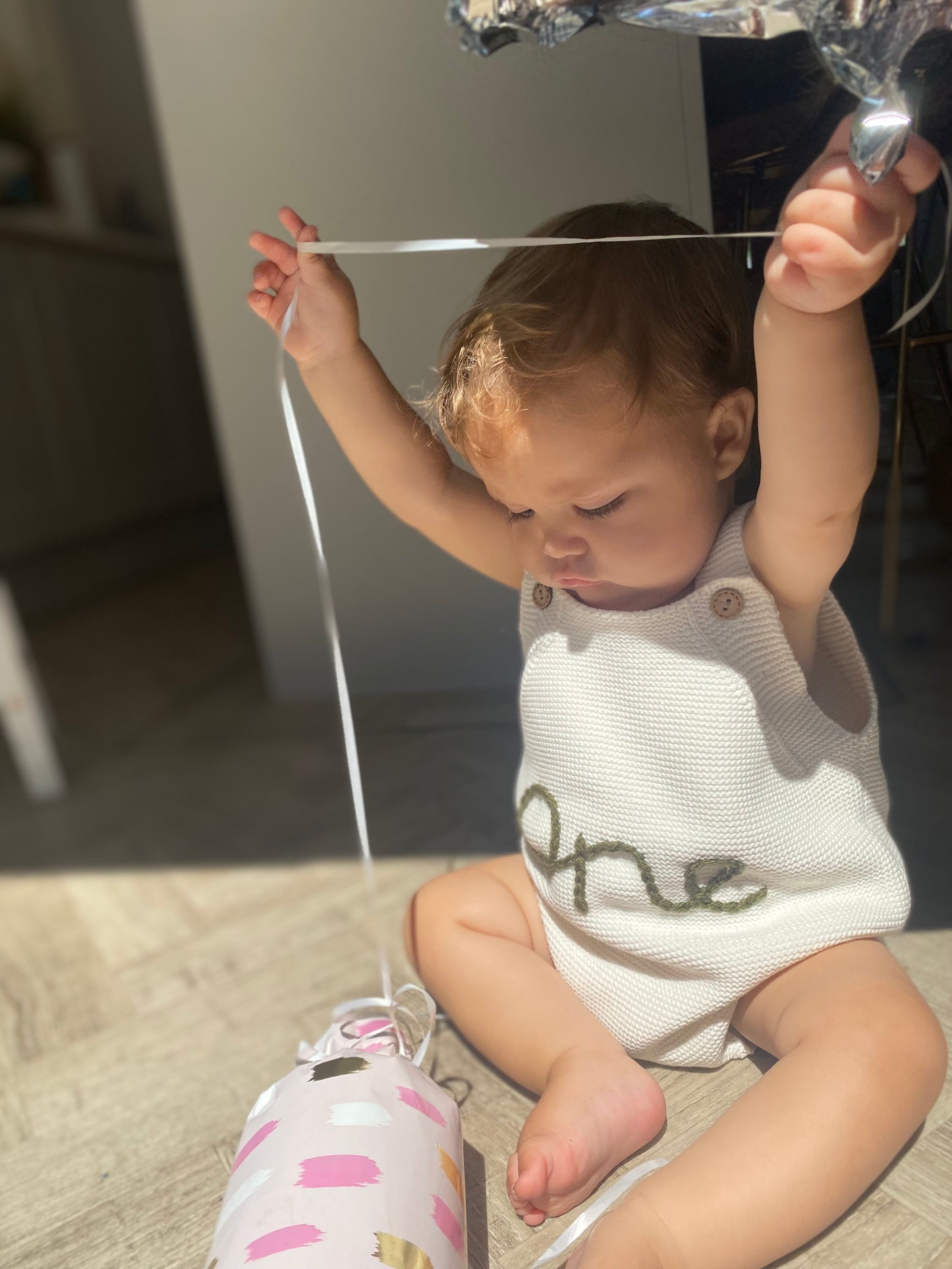 Personalised Knitted romper