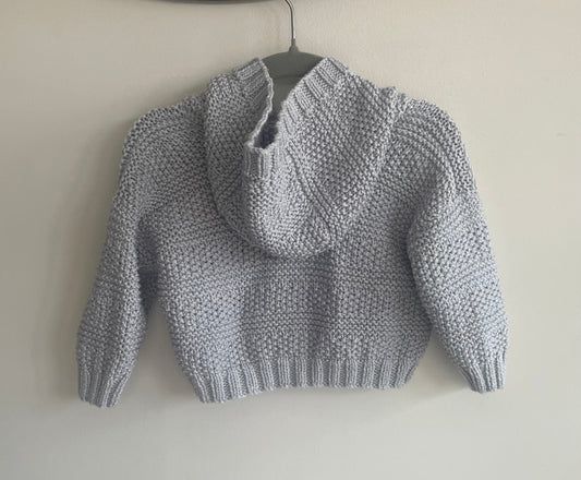 6-9 months grey cardigan
