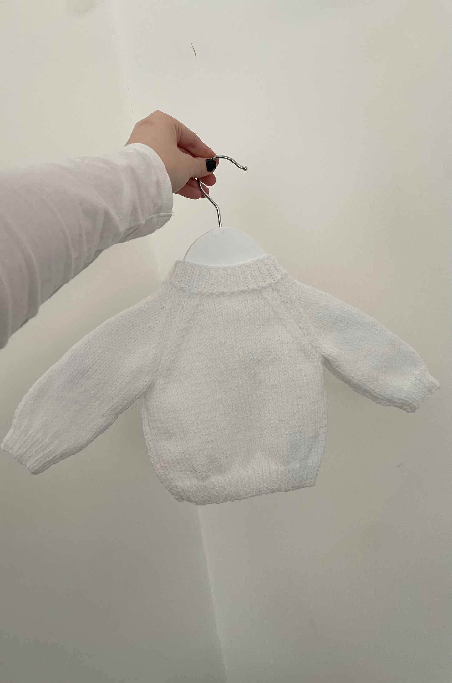 Newborn white Cardigan