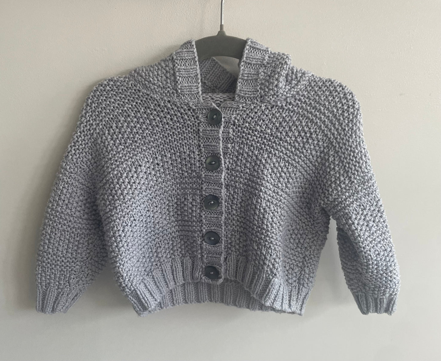 6-9 months grey cardigan