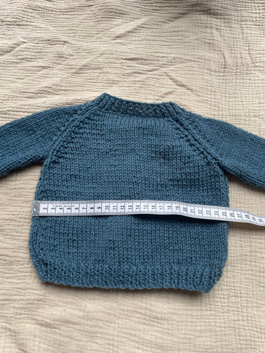 3-6m petrol cardigan