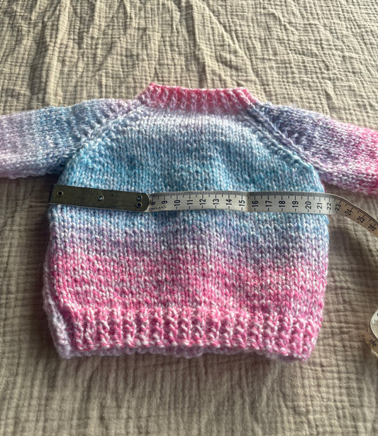 0-1m rainbow cardigan