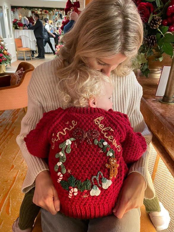 Custom crochet appliqué design deposit