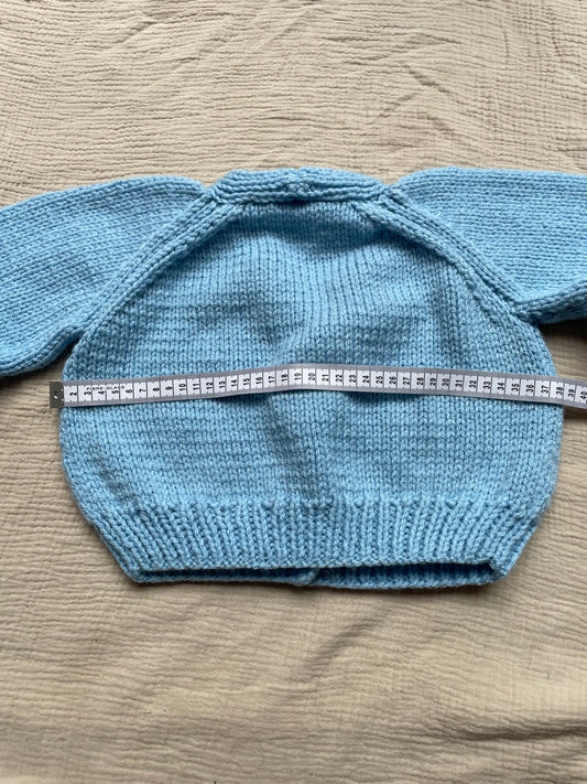 4-5 years cloud blue crop cardigan
