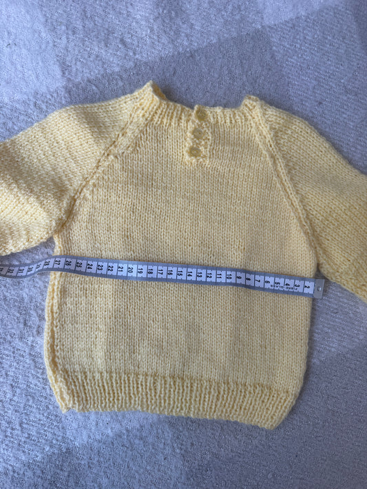 9-12months butter yellow jumper