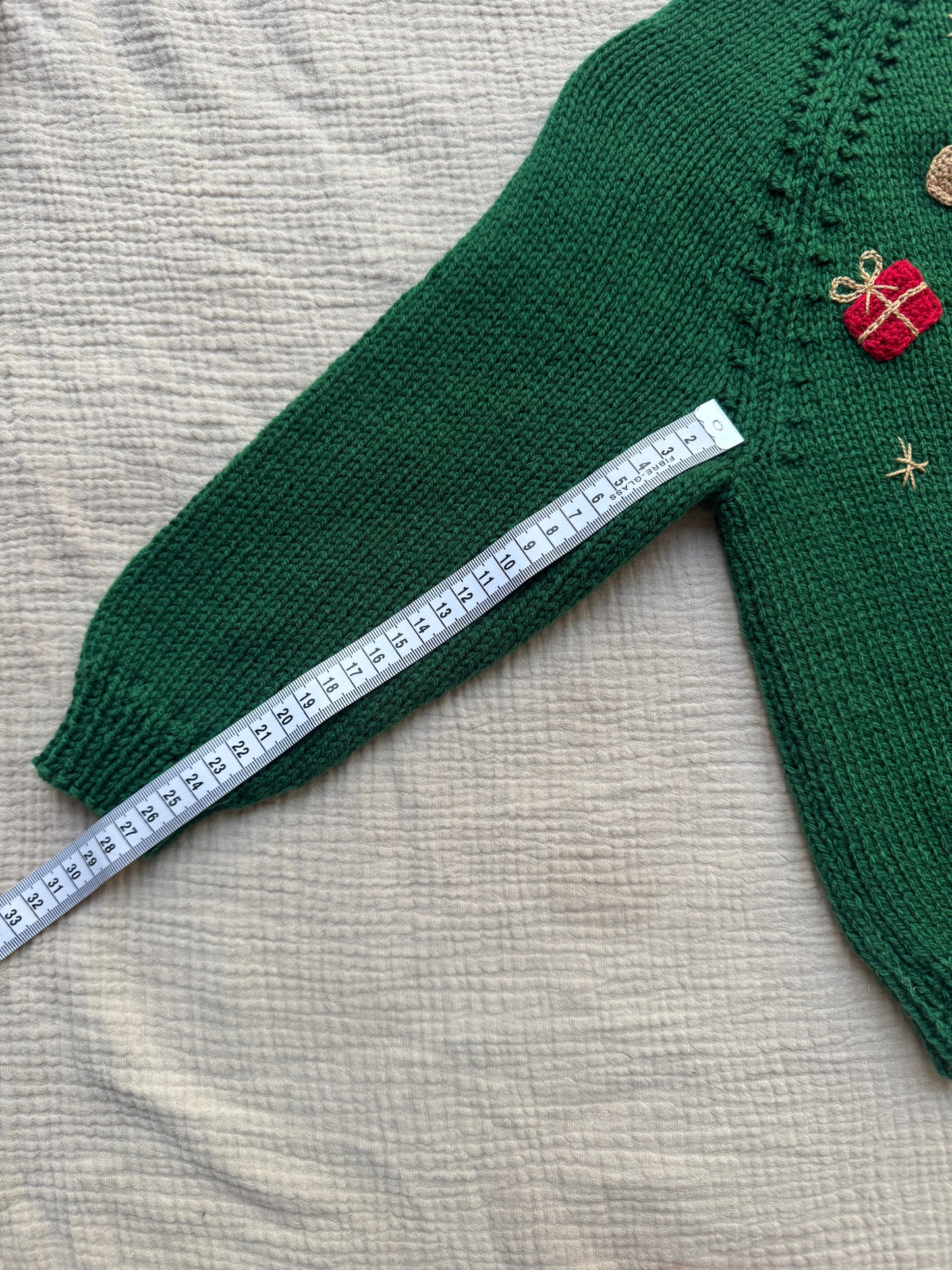 Cheeky Elf 3-4 years bottle green cardigan
