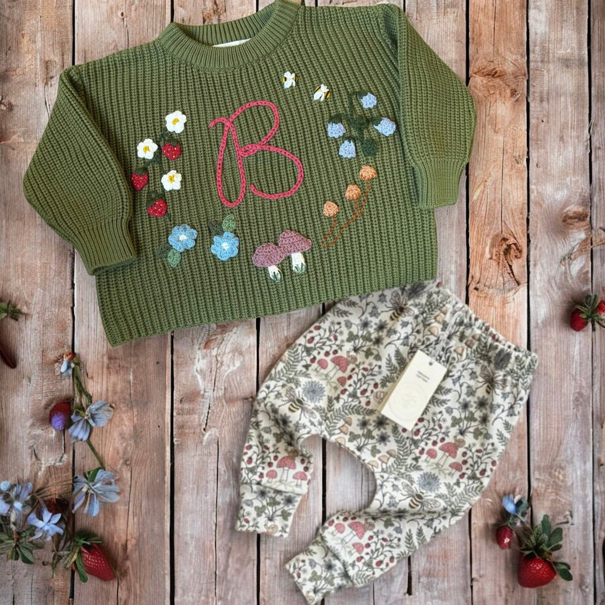 Custom crochet appliqué design deposit