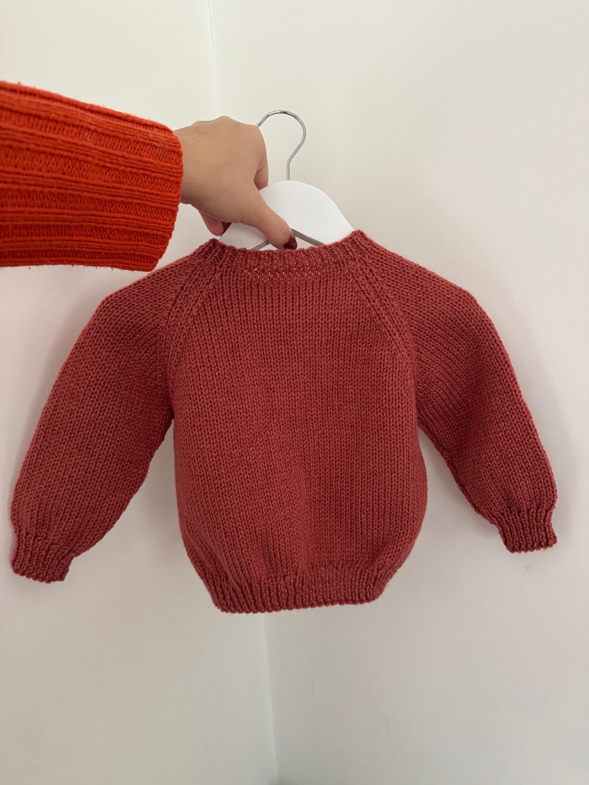 9-15 months dusky peach Cardigan
