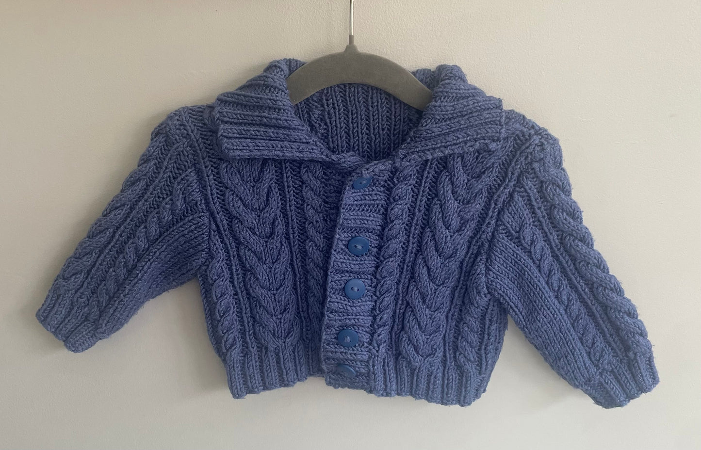 3-6 months blue cardigan