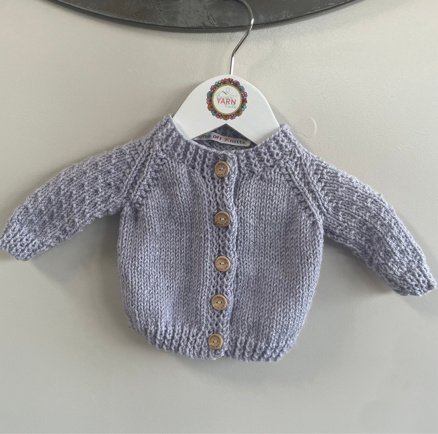 0-1 months pale lilac Cardigan