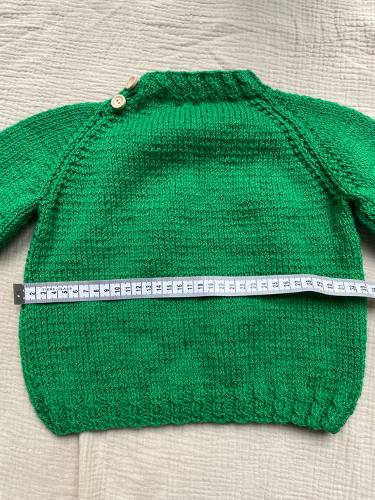 1-2 years christmas green jumper