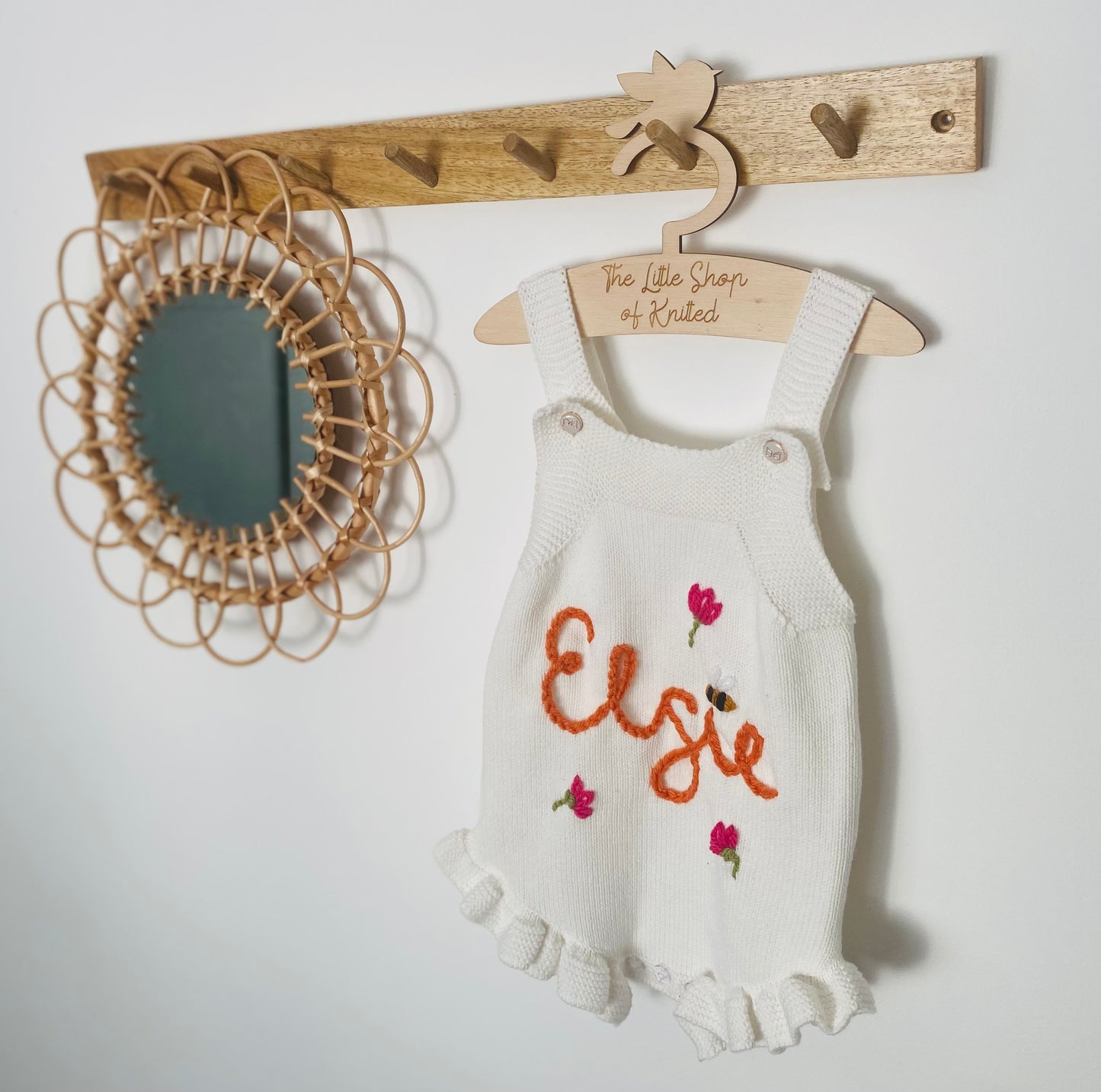 Personalised Knitted romper