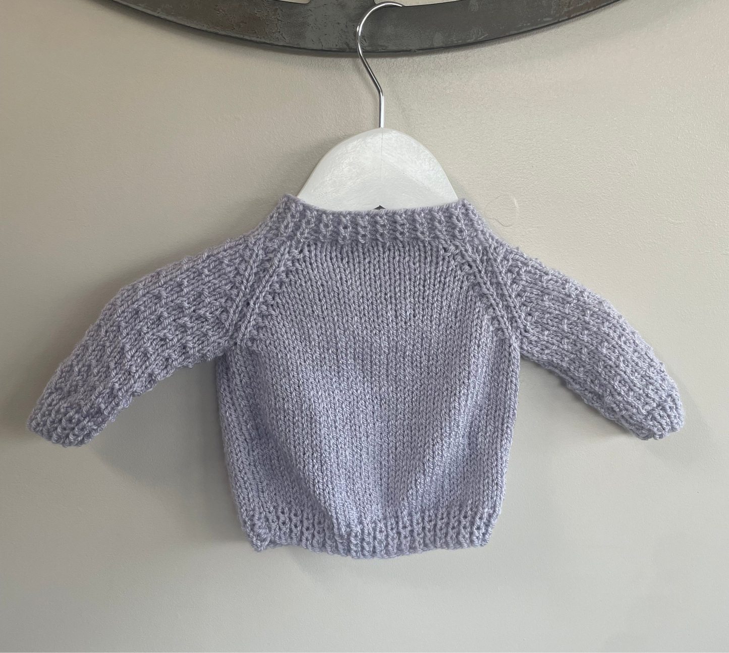 0-1 months pale lilac Cardigan