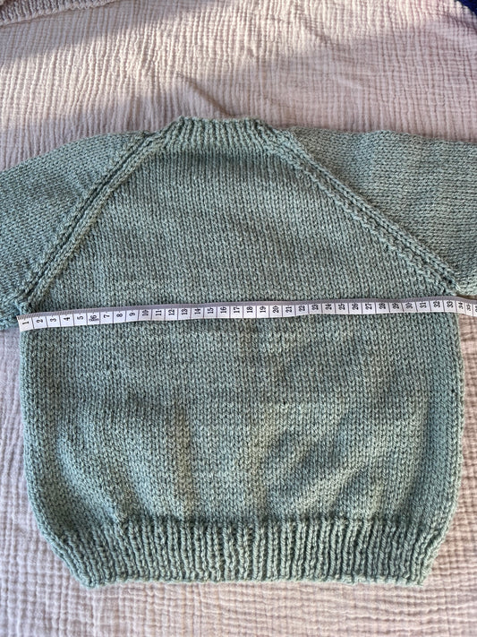 2-3 years sage cardigan