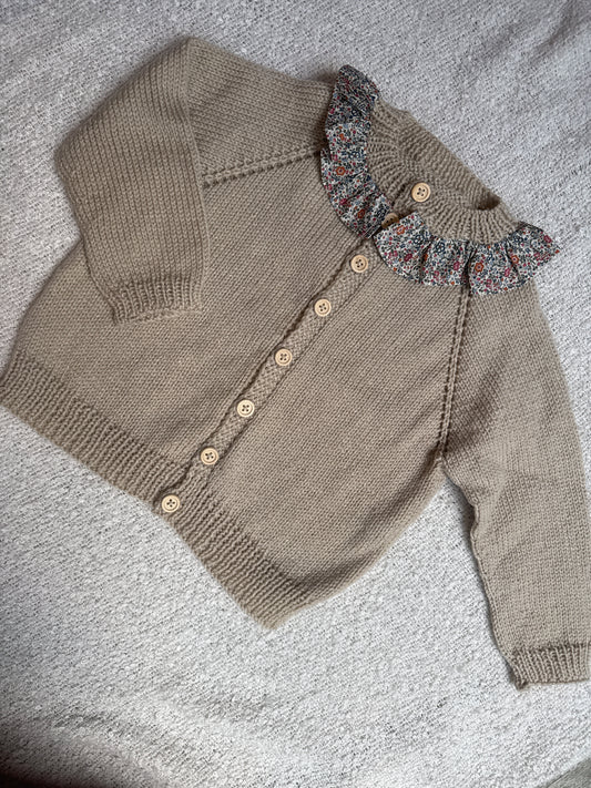 2-3 parchment cardigan with