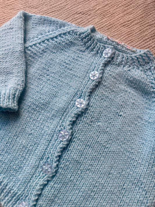 1-2 years cloud blue cardigan
