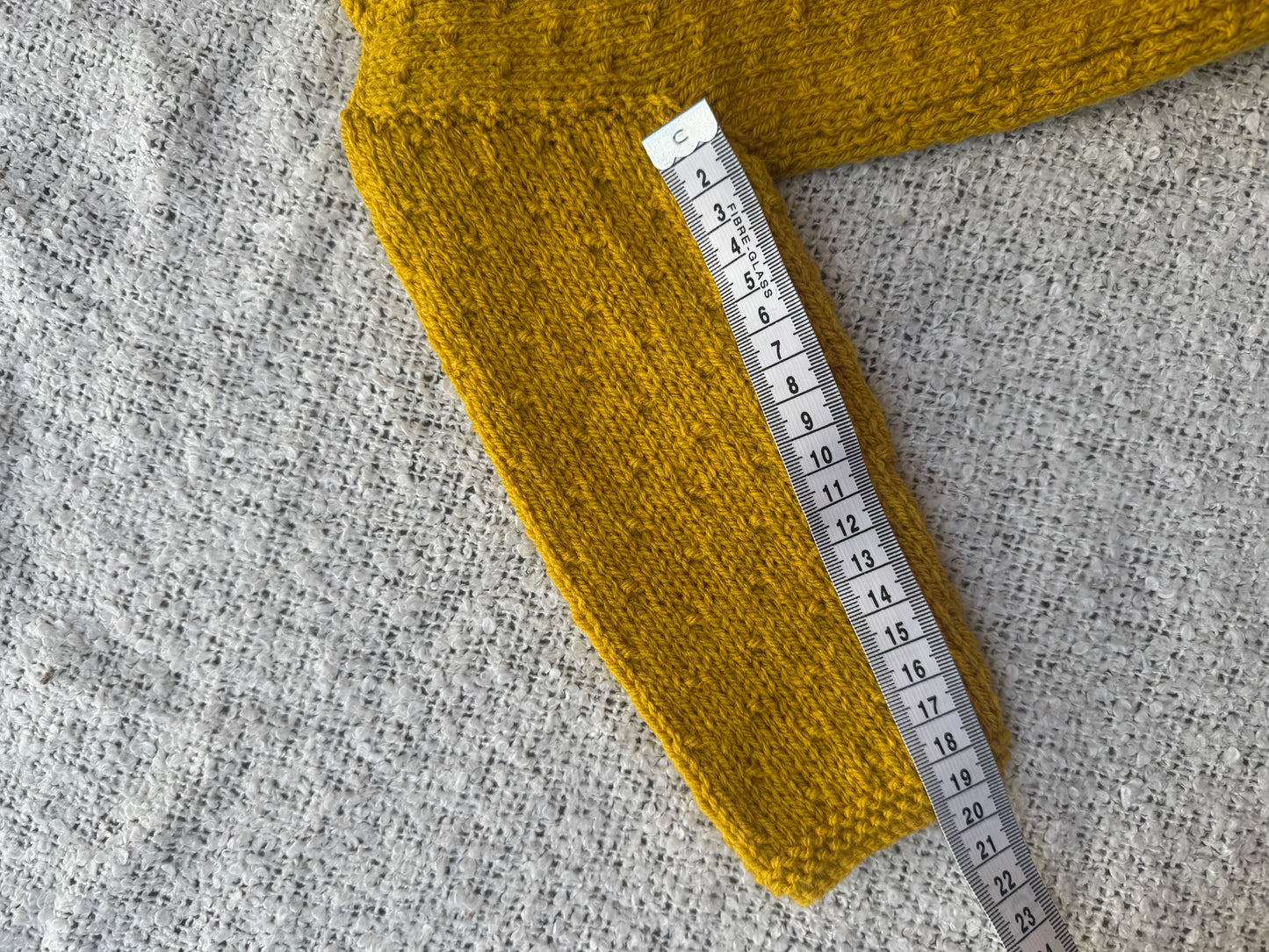 6-12months mustard cardigan