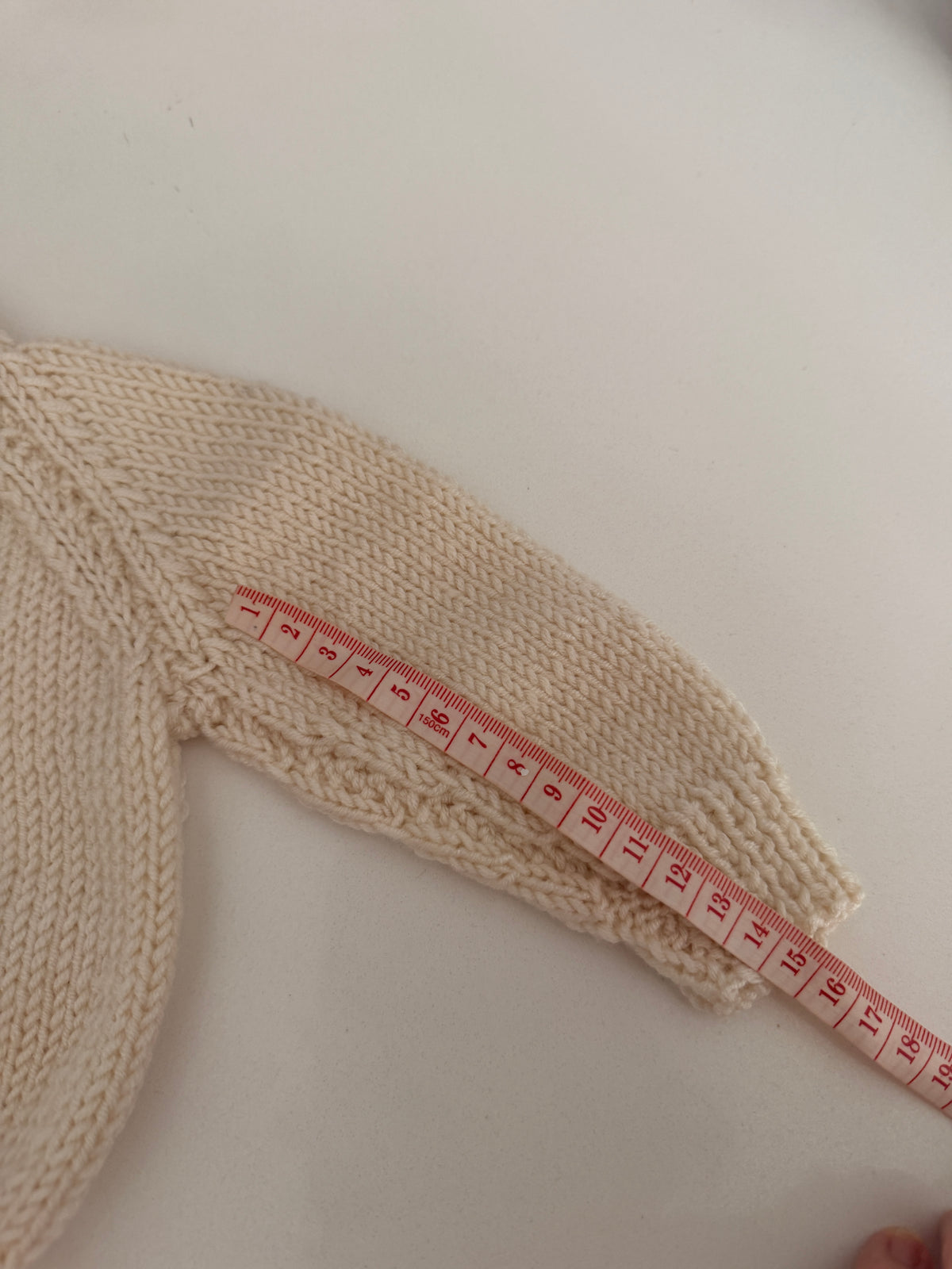 0-1m cream cardigan