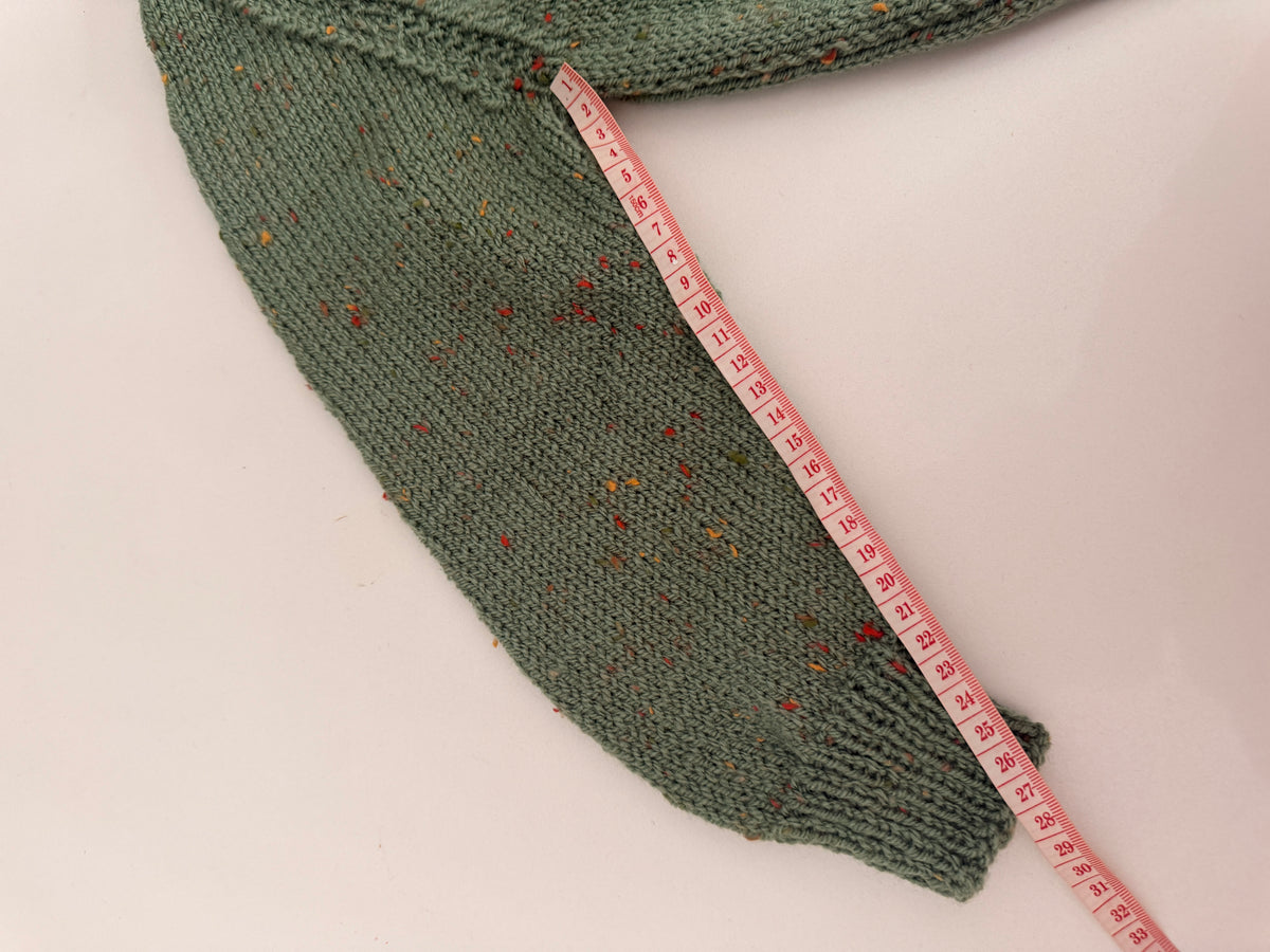 2-4 years green fleck cardigan