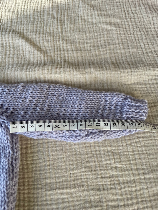 3-6m lavender cardigan