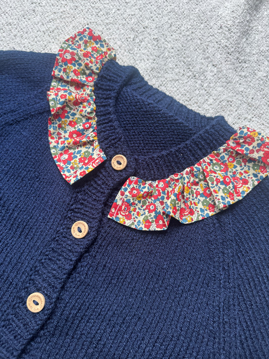 2-4 midnight with liberty collar cardigan