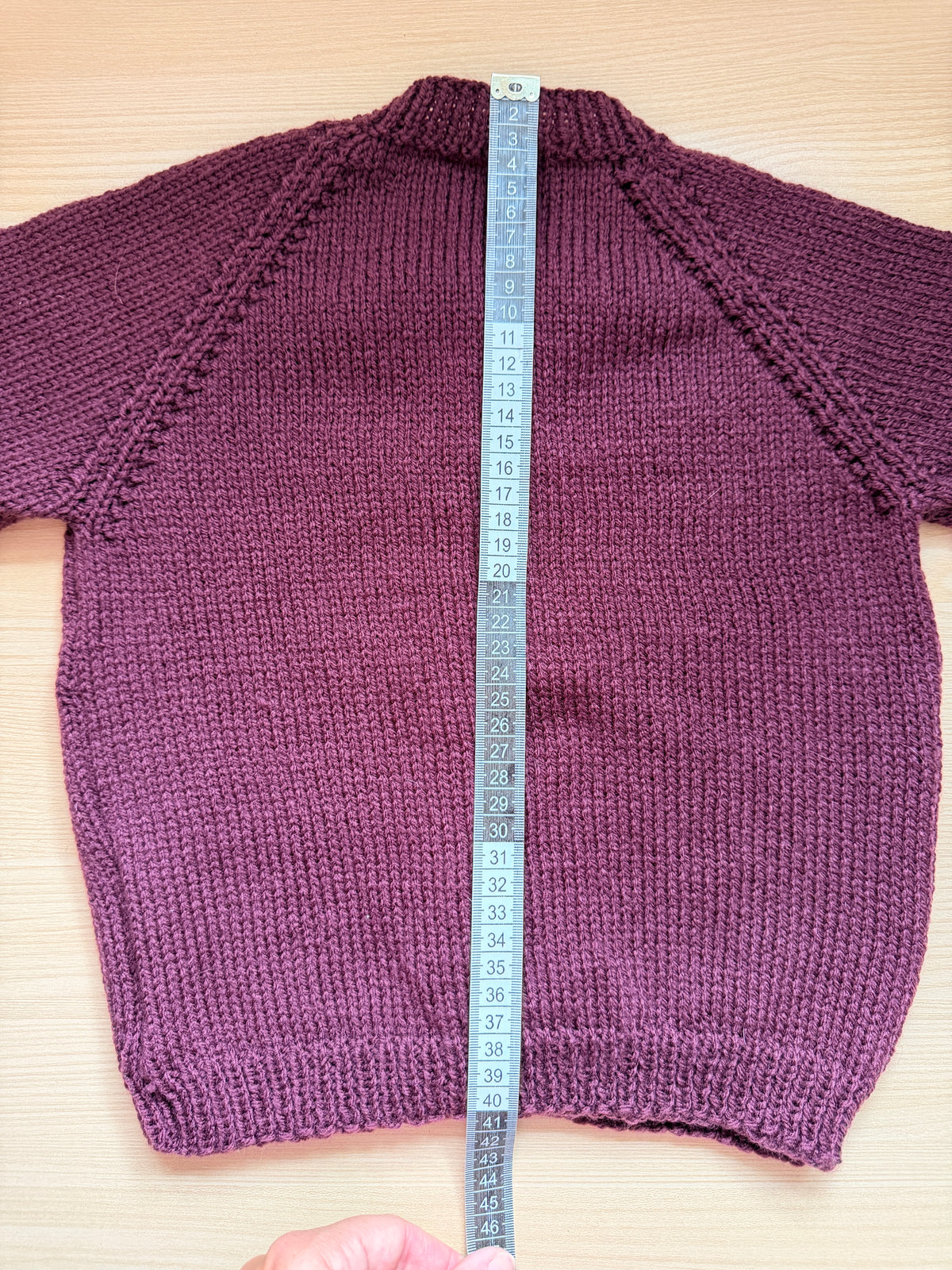 2-4 years aubergine cardigan