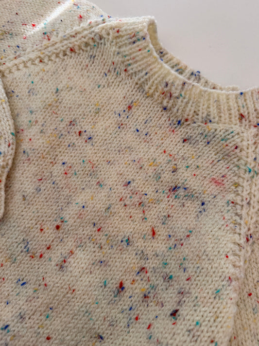 2-3 years cream fleck jumper