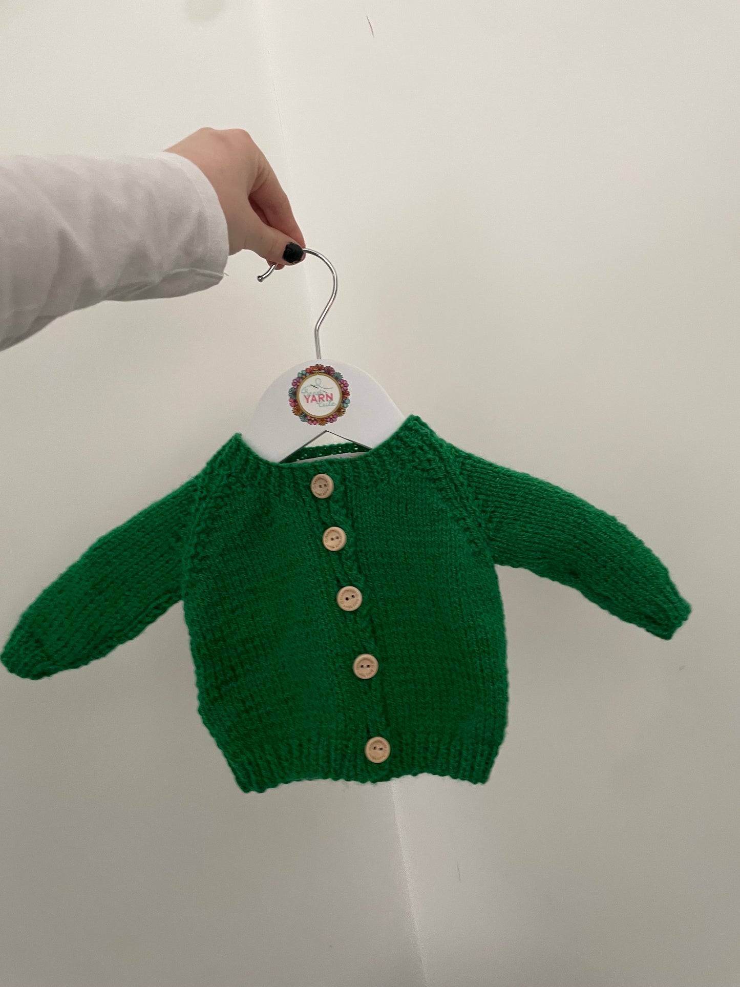 0-3 months green Cardigan
