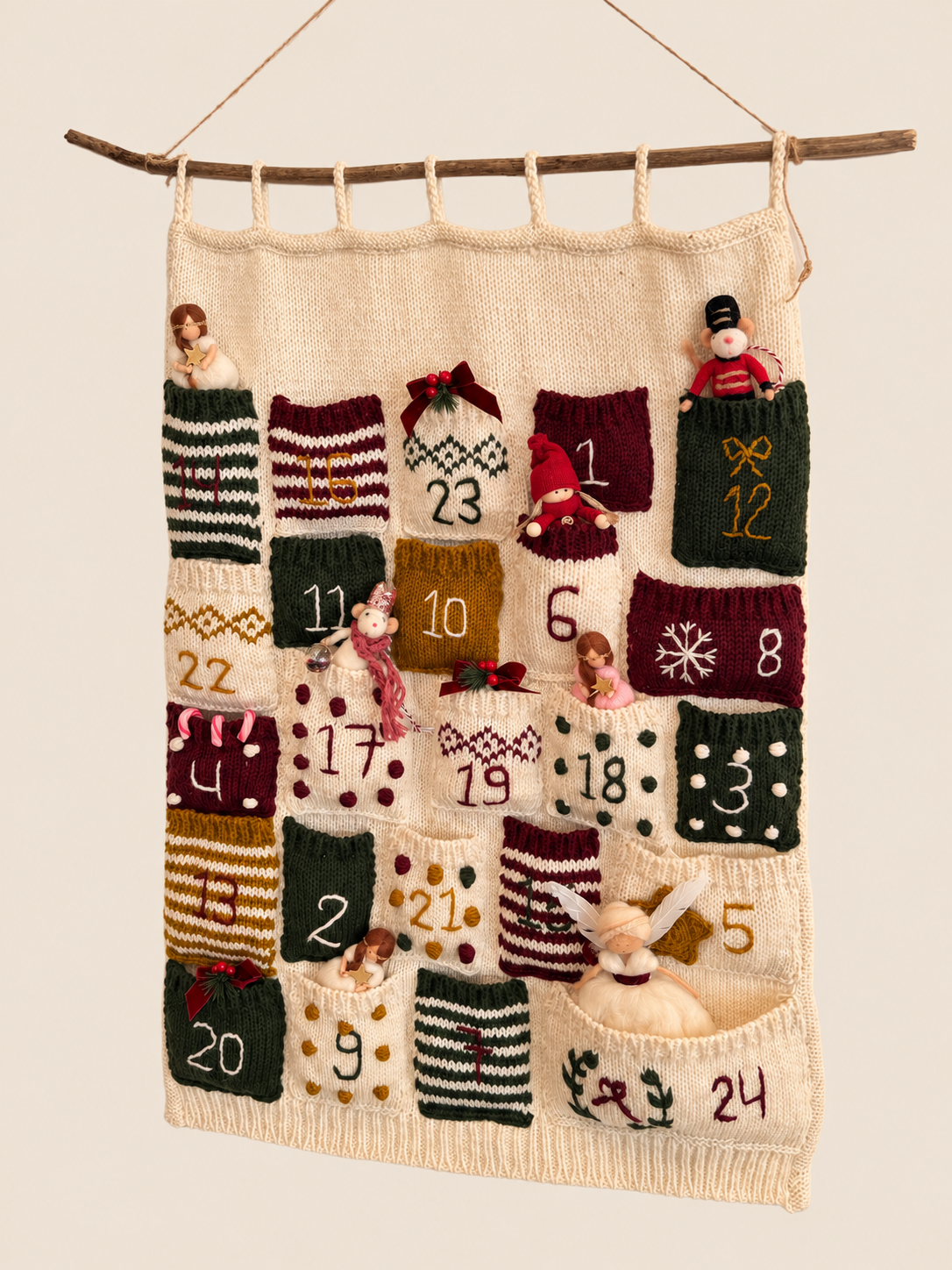 Pre-Order XL Heirloom Handknitted Advent Calendar