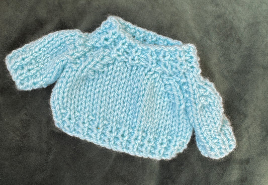 Small jelly cat bright aqua jumper
