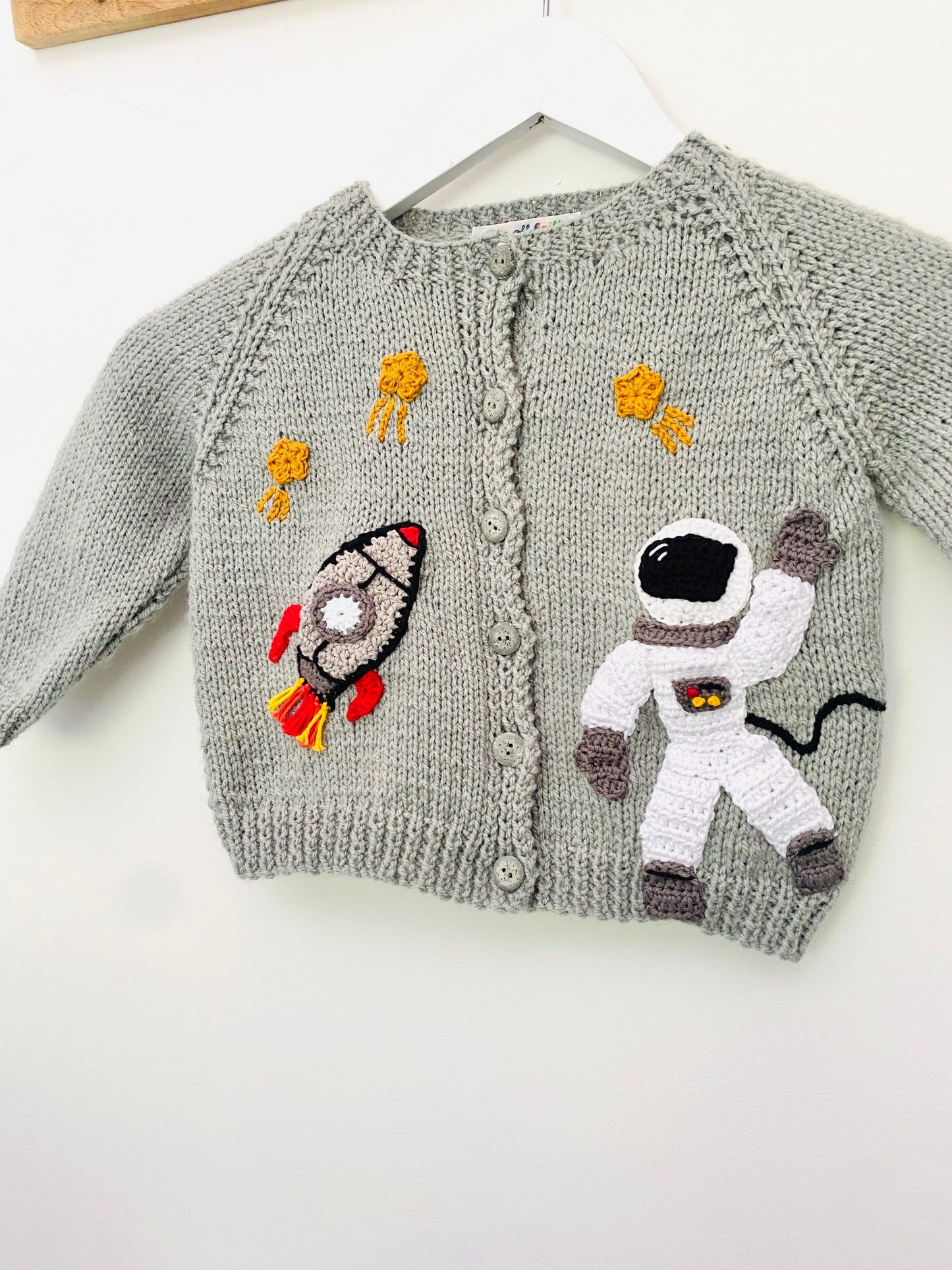 Custom crochet appliqué design deposit
