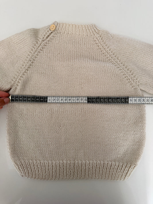 18-24 month cream jumper
