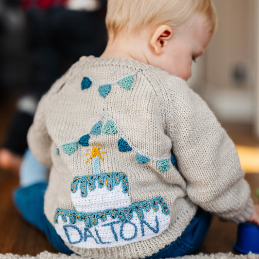 Custom crochet appliqué design deposit