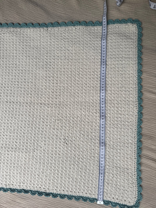 Stroller hand crochet blanket