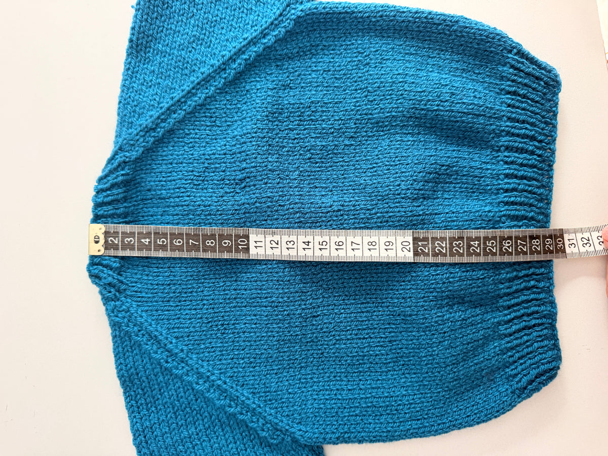 6-12 blue cardigan