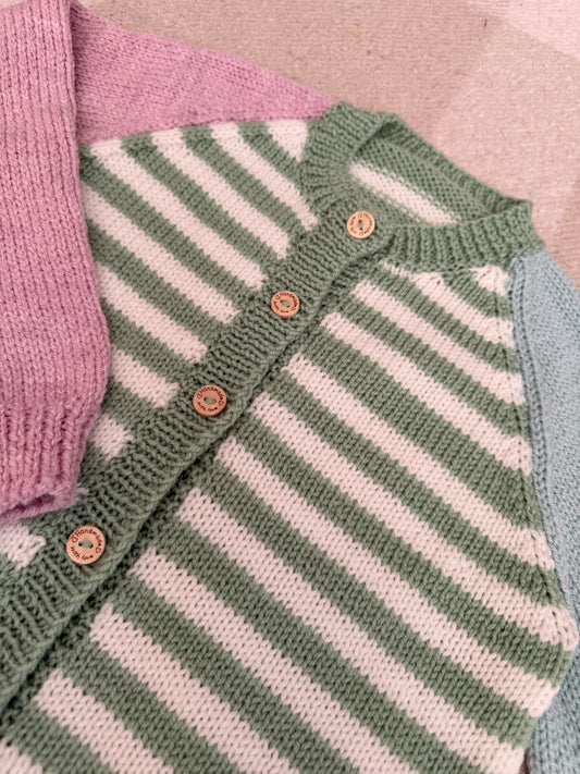 4-5 years spring colour block cardigan