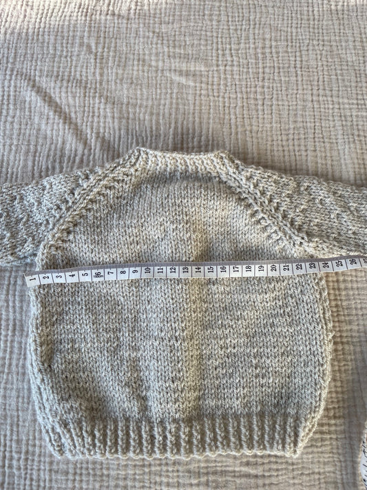 0-3months parchment cardigan