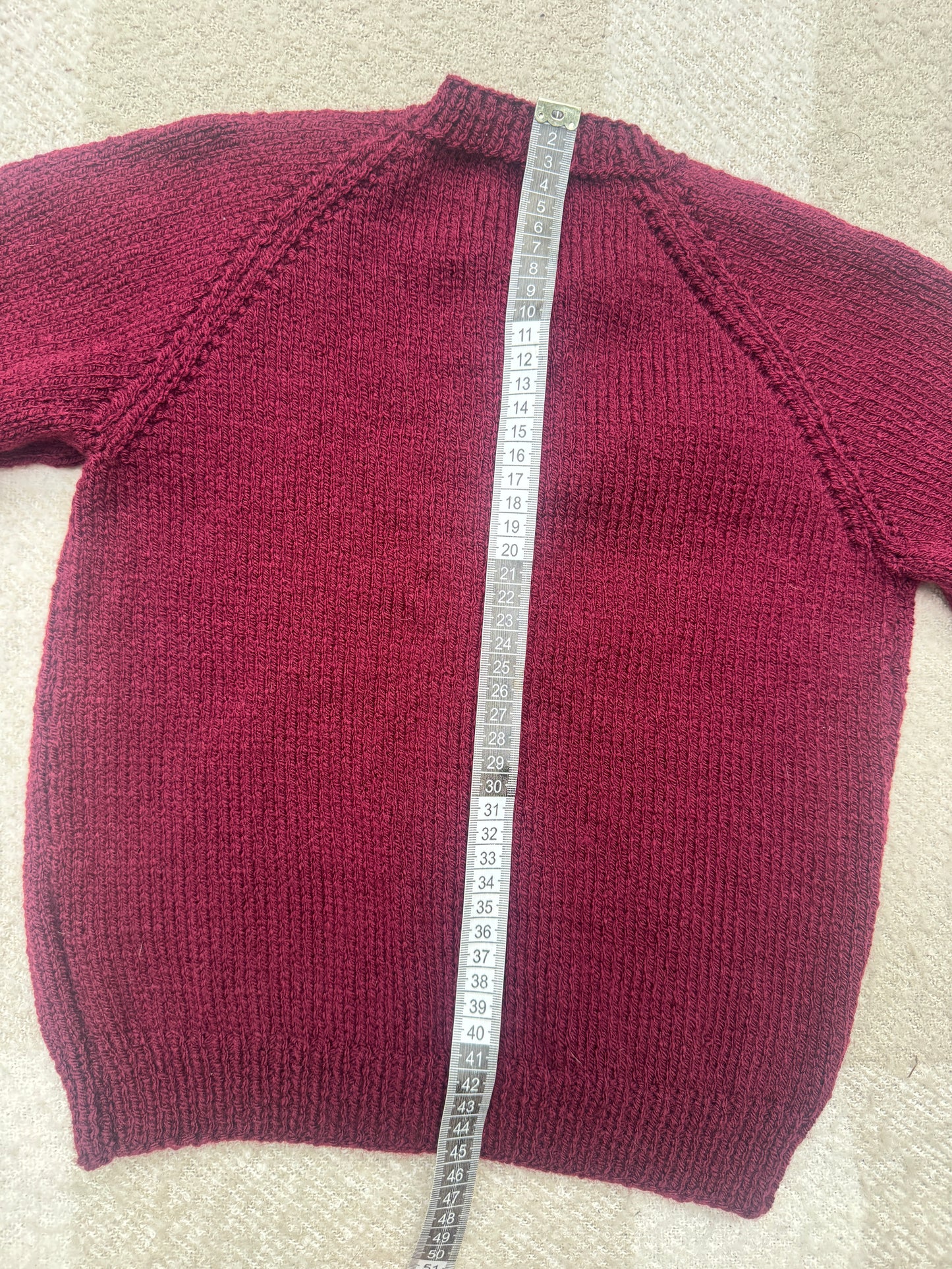 3-5 years burgundy cardigan