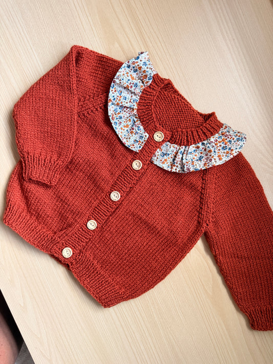 9-15m copper cardigan