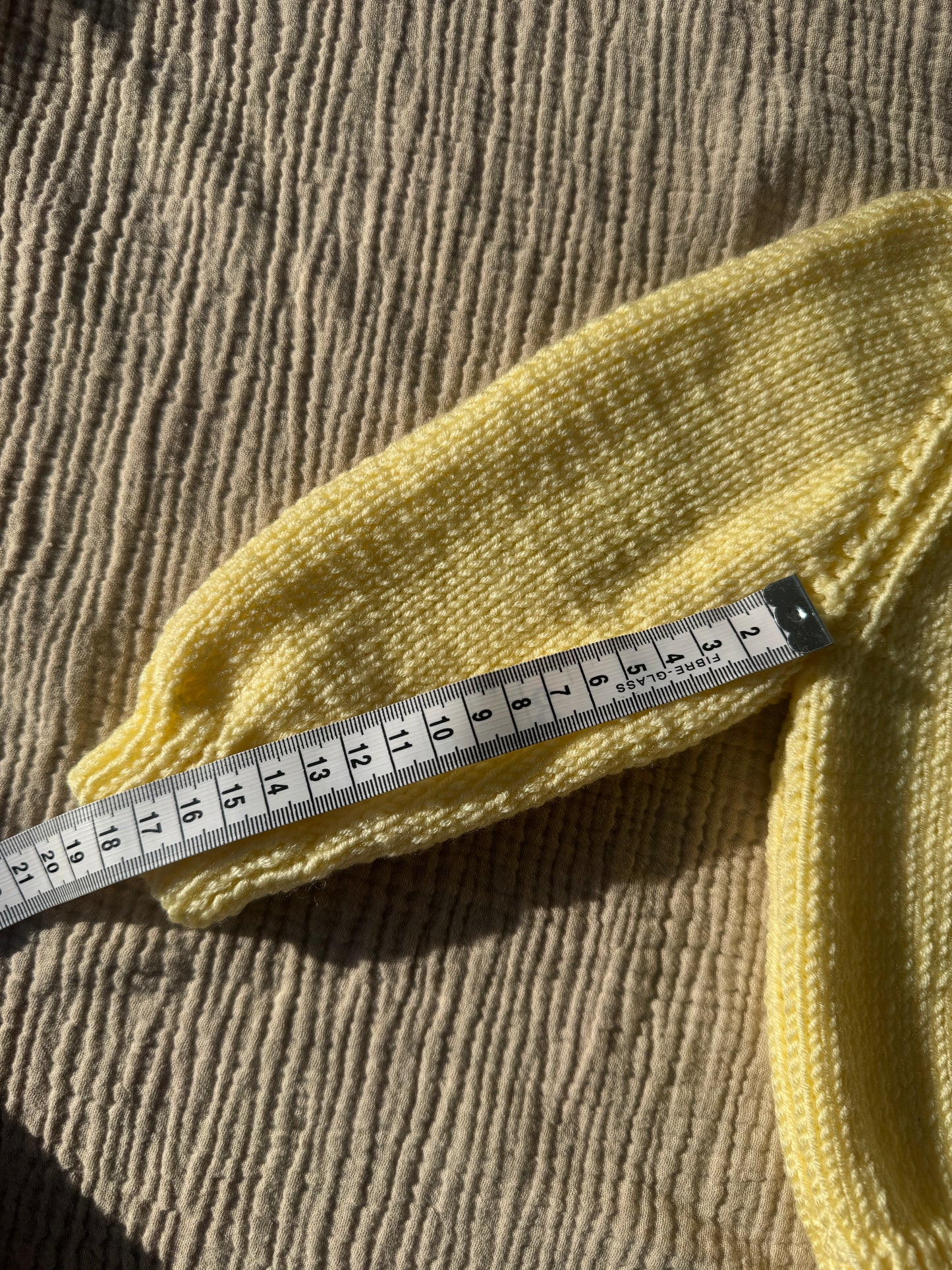 6-9m yellow cardigan