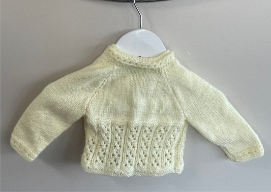 Newborn months lemon Cardigan