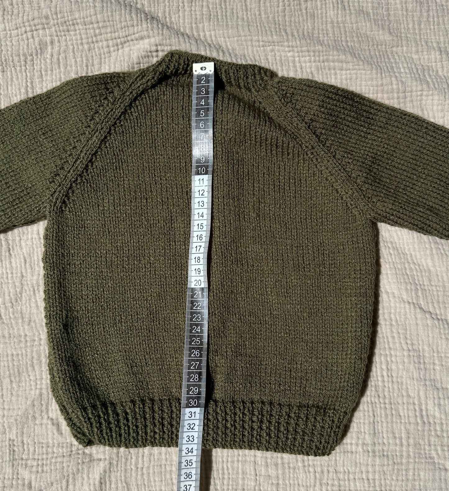 9-15m khaki cardigan