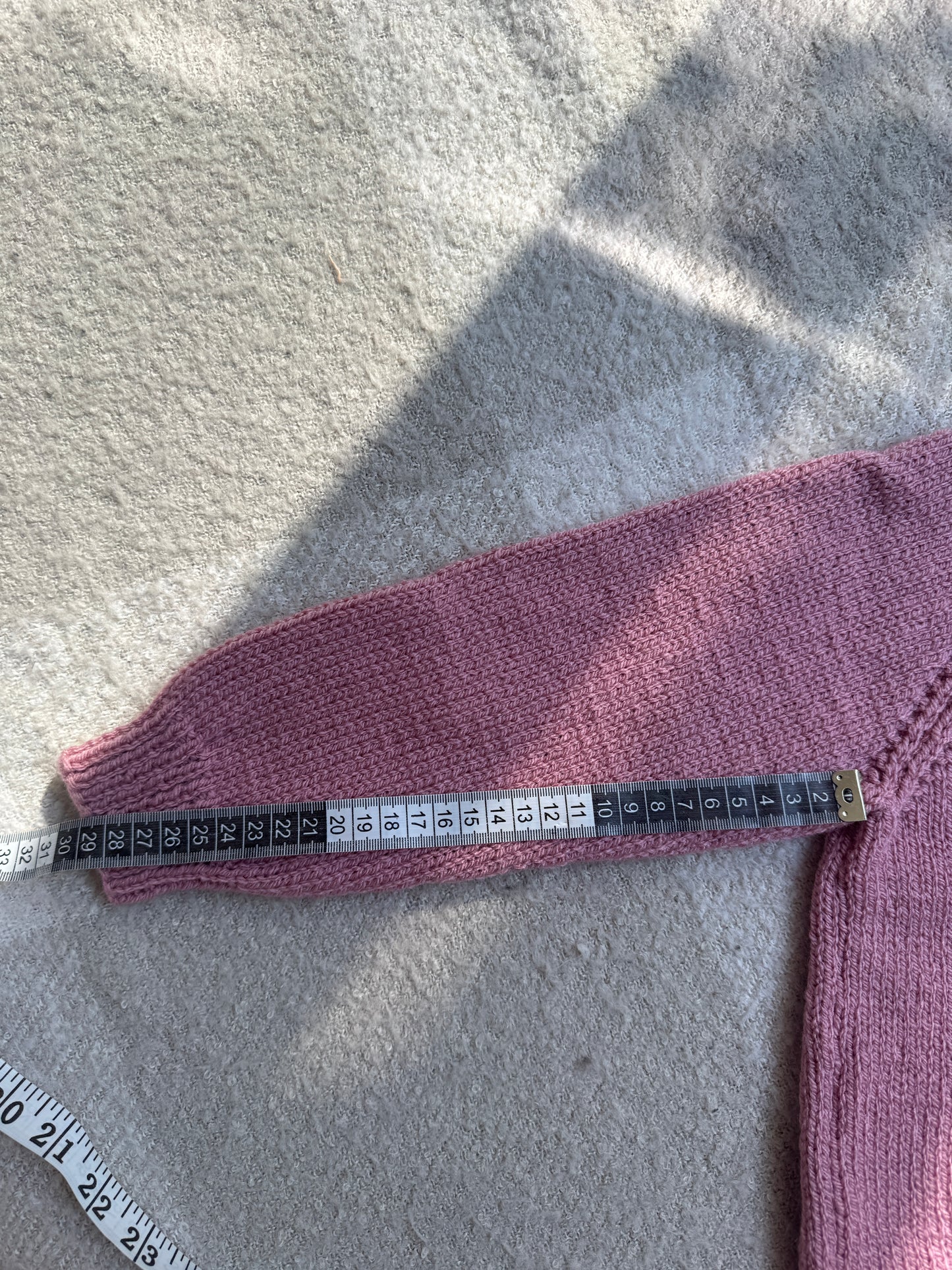 3-5 years pale rose cardigan