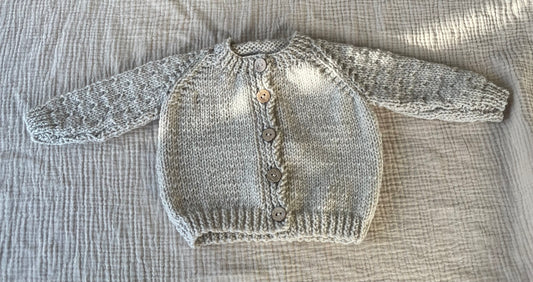 0-3months parchment cardigan