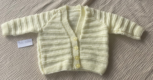 6-9m pale yellow cardigan